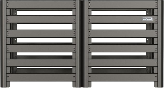 Vego Garden 32" Tall Modular Compost Bin 60" x 30" x 32" - Image 6
