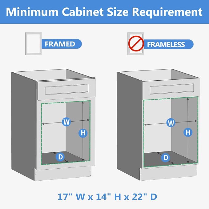 ROOMTEC 2 Tier Individual Pull Out Cabinet Organizer 16½"W x 21½"D, Slide Out - Image 4