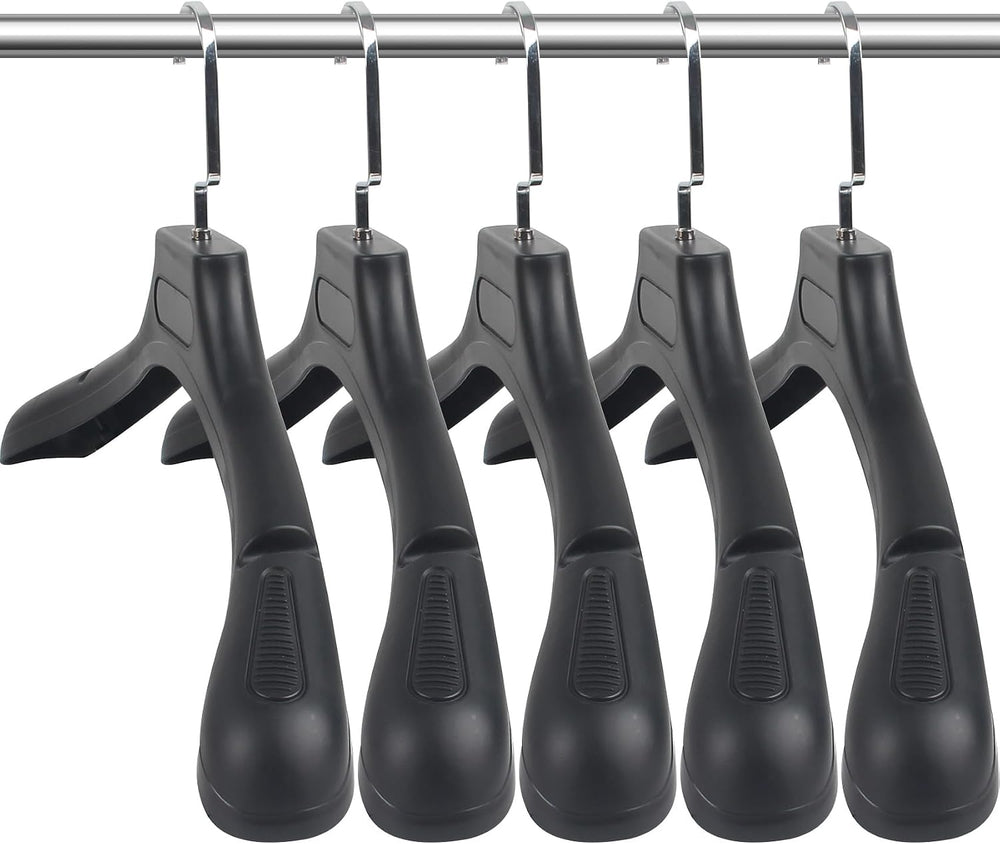 DEDU Suit Hangers for Men 100 Pack, Extra Wide Suit Hanger Non Slip Width 17....