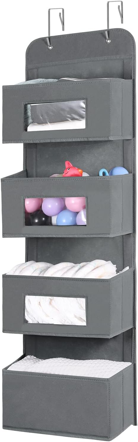MAX Houser 4-Shelf Over The Door Hanging Organizer - Image 3