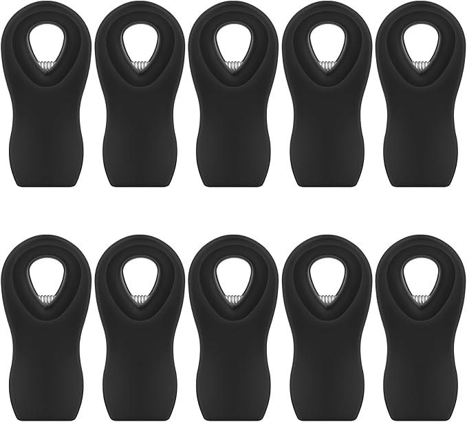 Magnetic Chip Clips, 10 Pack Plastic Bag Clips by WUDIME