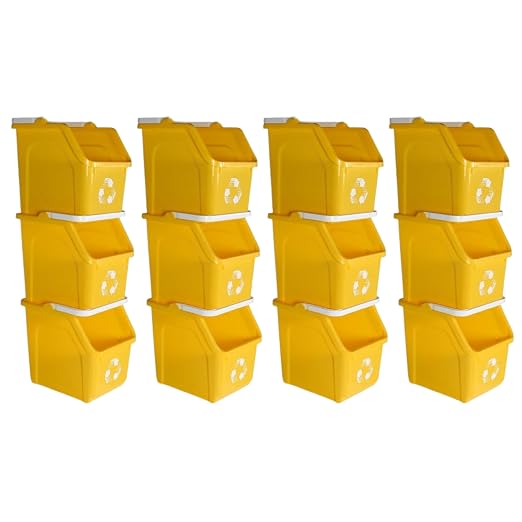 6 Gallon Stackable Recycling Bins by SturdyEssentials