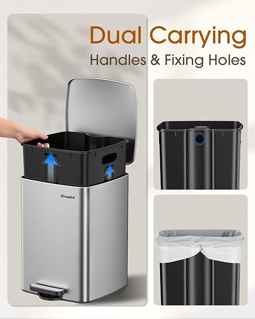 Lovewind Kitchen Trash Can - Image 6