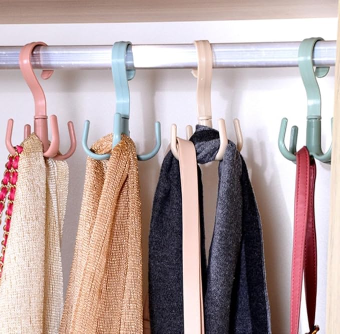 2Pcs Rotating Belt Hanger 360 Degrees Rotatable Organizer - Image 5