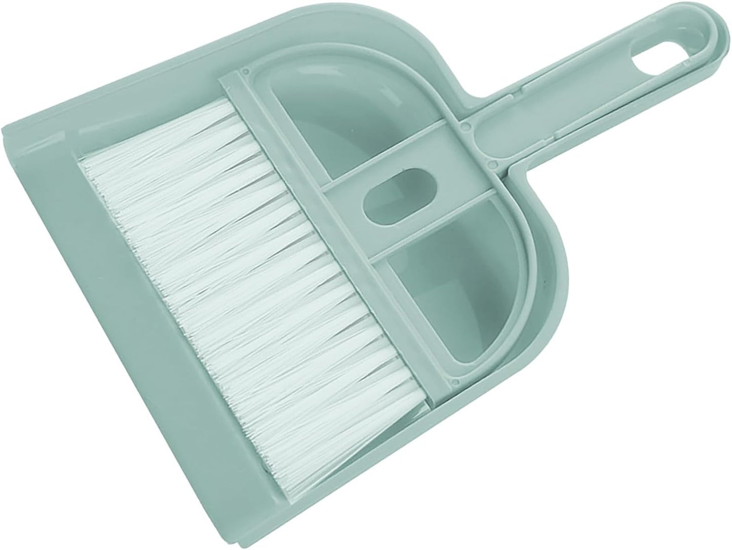 Generic Efficient Hand Dustpan and Brush Set, Portable Mini Broom Dustpan Combo for Desktop, Pet Hair Cleaning Tool for Students & Pet Owners (#12)
