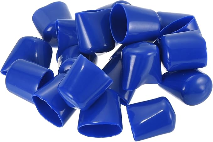 uxcell 20pcs Rubber End Caps 22mm ID Vinyl Round Tube Bolt Cap Cover Screw - Image 4