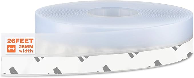 26 Feet Silicone Seal Strip, Door Weather Stripping Window Sealing Tape by MIKOSI
