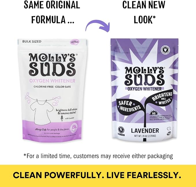 Molly's Suds Oxygen Whitener | Powerful Bleach Alternative, Chlorine Free & - Image 2