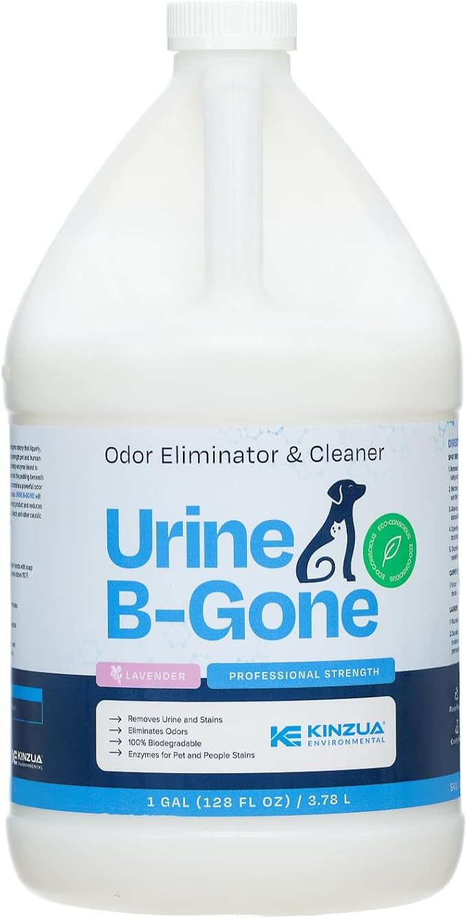 KINZUA ENVIRONMENTAL Urine B-Gone, Professional Enzyme Odor Eliminator & Pet by KinzuaEnvironmental