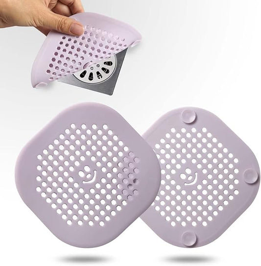 2 Pack Drain Hair Catcher Silicone Drain Cover Hair Stopper by Couidlmakeslifecolorful