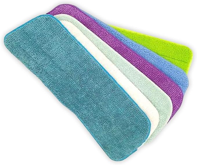 Replacement Mop Head Replacement Microfiber Mop Head Set of 2 per Pack by AinaCare