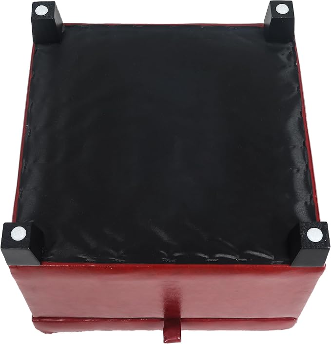 Adeco Faux Leather Storage Ottoman - Image 8