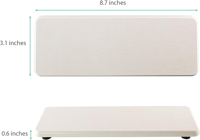 2 Pcs Water Absorbing Stone Trays, Kitchen/Bathroom Sink Soap Dish, Diatomite - Image 2