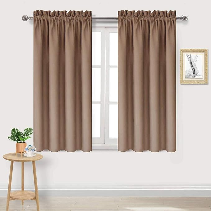 DWCN Blackout Curtains Room Darkening Thermal Insulated Bedroom Curtains Window by DWCN