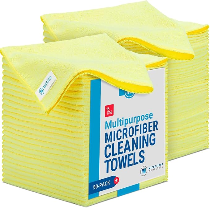 16" x 16" All Purpose Microfiber Towels by MicrofiberWholesale