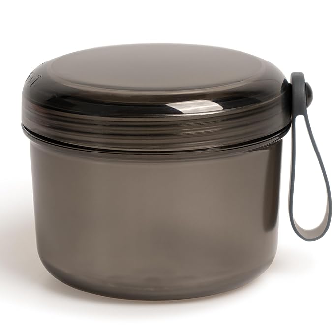 Upgraded Large Denture Bath Box Cup No-Leak Denture case Retainer Cleaning Box by Uouovo