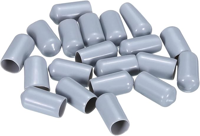 uxcell 20pcs Rubber End Caps 10mm ID Vinyl PVC Round Tube Bolt Cap Cover Screw - Image 4