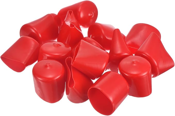 uxcell 20pcs Rubber End Caps 31mm ID Vinyl Round Tube Bolt Cap Cover Thread - Image 4