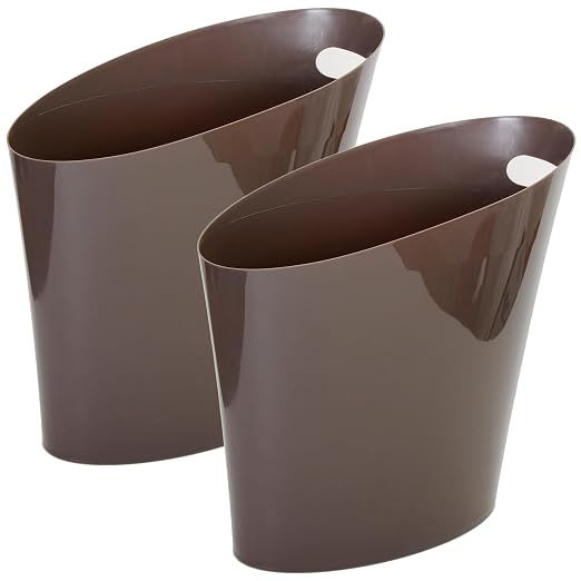 Youngever 2 Gallon Slim Trash Can, Plastic Garbage Container Bin, Small Trash by Youngever