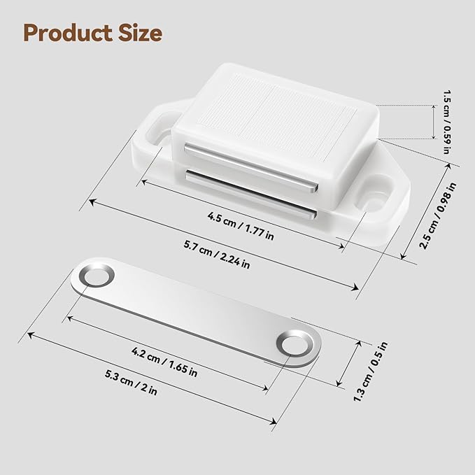 Cabinet Magnetic Catch Door Latch 30LB - Image 7