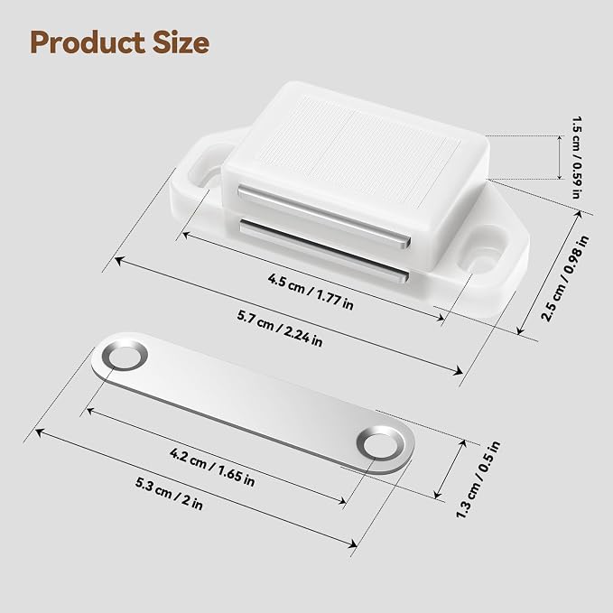 Cabinet Magnetic Catch Door Latch 30LB - Image 7