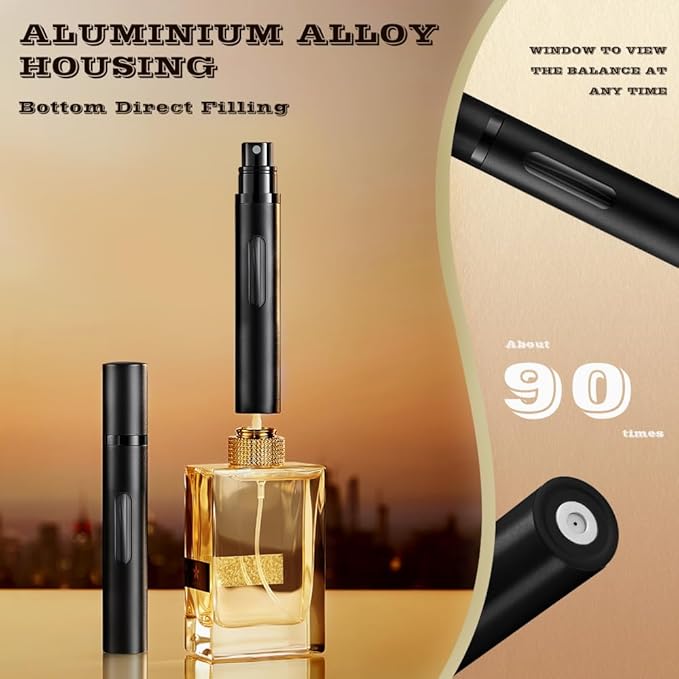 10ml Perfume Atomizer Travel Refillable, Bottom-Filling Fragrances Perfumes - Image 2