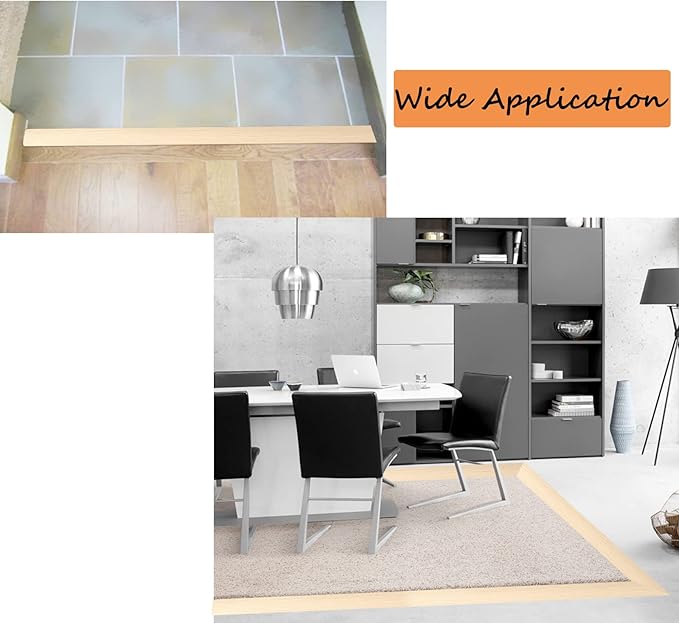 Floor Transition Strip & Self Adhesive Floor Vinyl Floor Edge Trim Laminate - Image 5