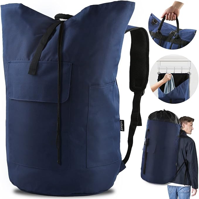 Laundry Bag Backpack, 125L Extra Large Travel Laundry Bags by JOINPRO
