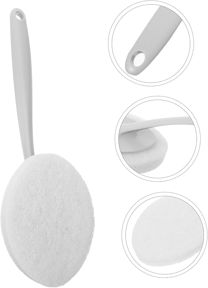Sponge Brush Cleaning Tool for Bathroom Kitchen Durable Descaling Scrubber - Image 8