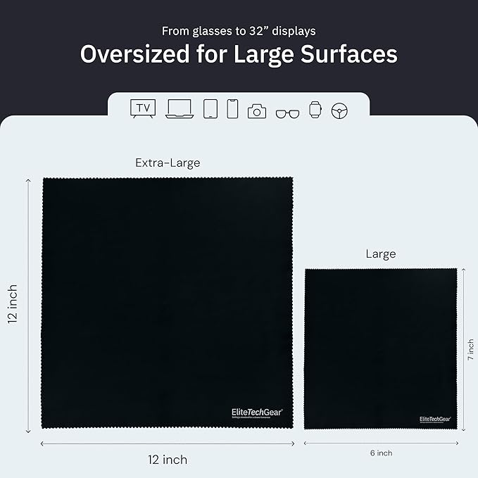 Elite Screens Microfiber Cleaning Cloth - Image 5