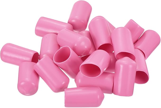 uxcell 20pcs Rubber End Caps 11mm ID Vinyl PVC Round Tube Bolt Cap Cover Screw - Image 4