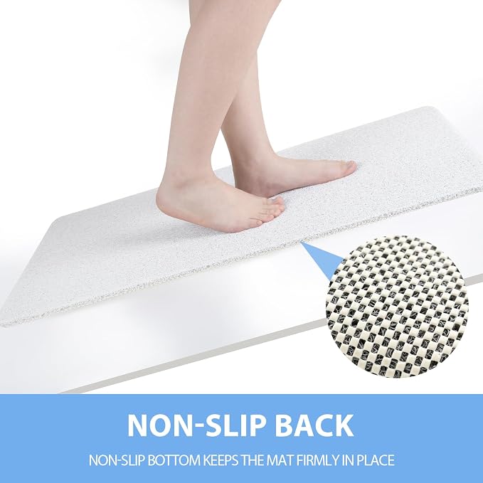 Non-Slip Bathtub Mat, 2 Pack Anti Slip Shower Mat, Fast Drying Bathtub Mats - Image 3
