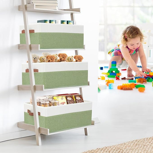 3 Pack Large Capacity Storage Bins Closet Organizer - Image 2