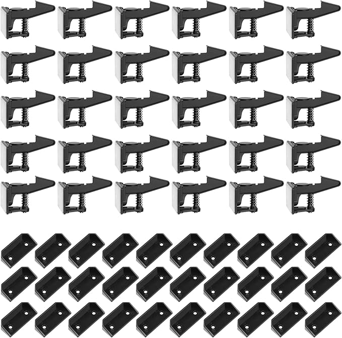 Tuanse 30 Pcs Cabinet Locks Invisible Safety Drawer Latches by Tuanse