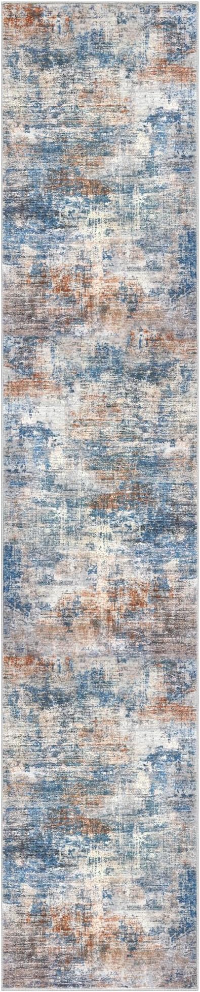 IOHOUZE Abstract Runner Rug 2x10 Ft Washable Runners - Image 9