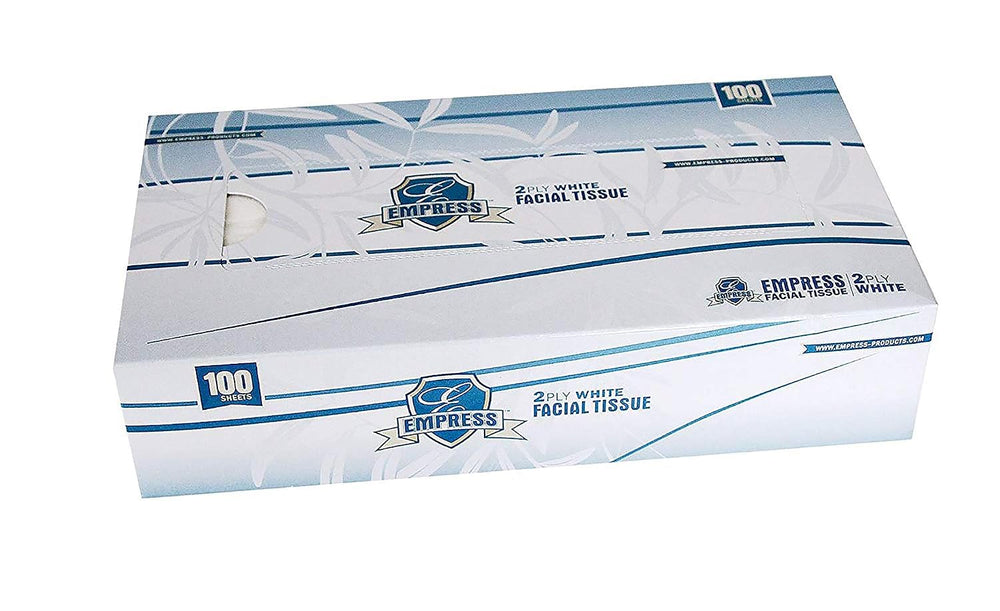 Empress FT 301002 Facial Tissue, 2-Ply, Premium Boxed, 8.37" Length, 8.0...