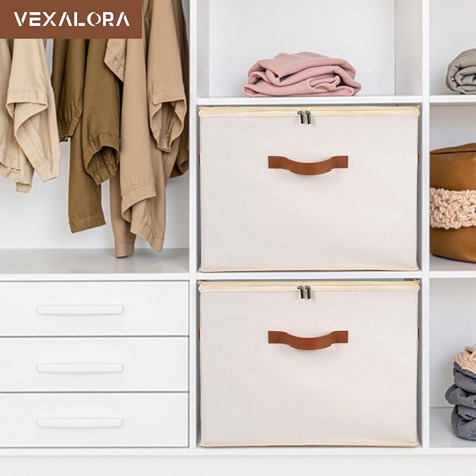 Shoe Organizer Box 2 Pack, Shoe Storage Organizer - Image 2