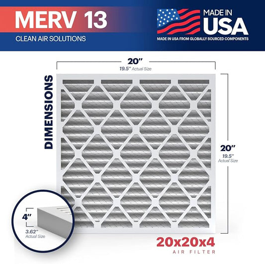 BNX TruFilter 20x20x4 MERV 13 Air Filter - Image 2