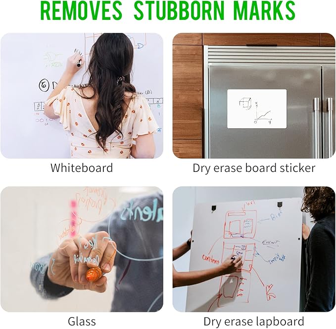 loukin Non-Toxic Whiteboard Cleaner, 3.4 fl oz Dry Erase Board Cleaner - Image 6