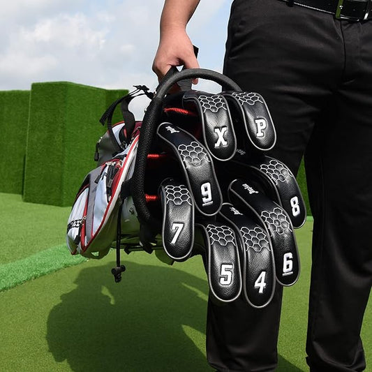 mytag 8PCS Golf Hybrid Iron Covers Set, Knit Hybrid Head Covers, Fits Cobra T - Image 2
