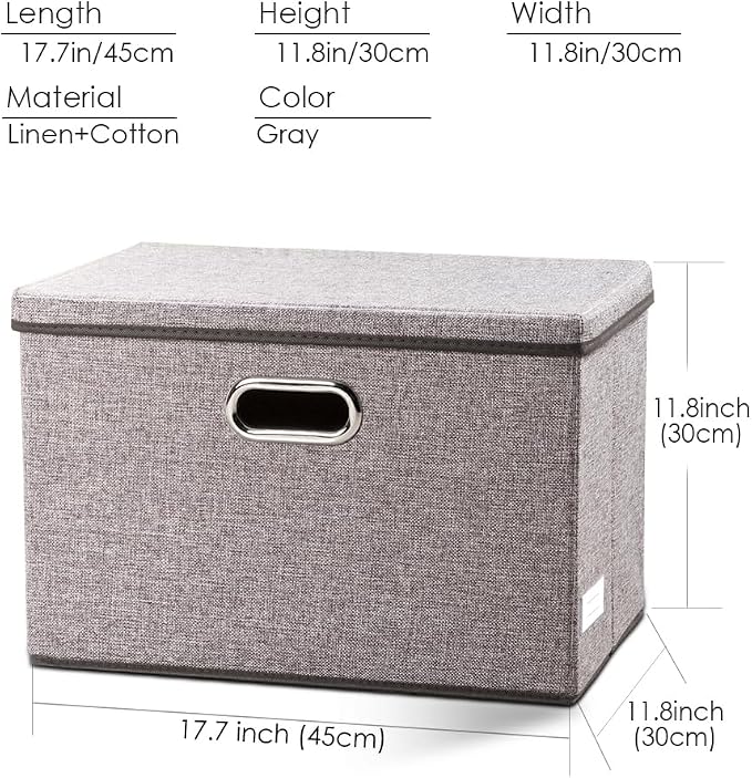 PRANDOM Large Foldable Storage Bin - Image 5