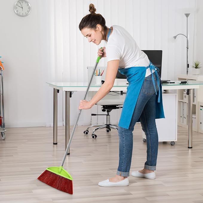 Lasnten 8 Pack Heavy Duty Broom Commercial Set - Image 4