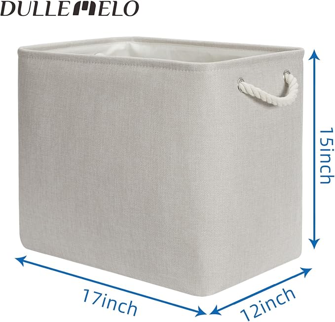 DULLEMELO 2-Pack Large Storage Baskets - Image 2