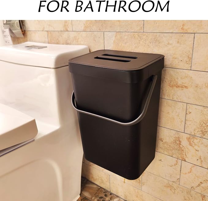 stonespace Under Sink Trash Can，Kitchen Compost Bin, Diaper Pail, 3.2 - Image 6