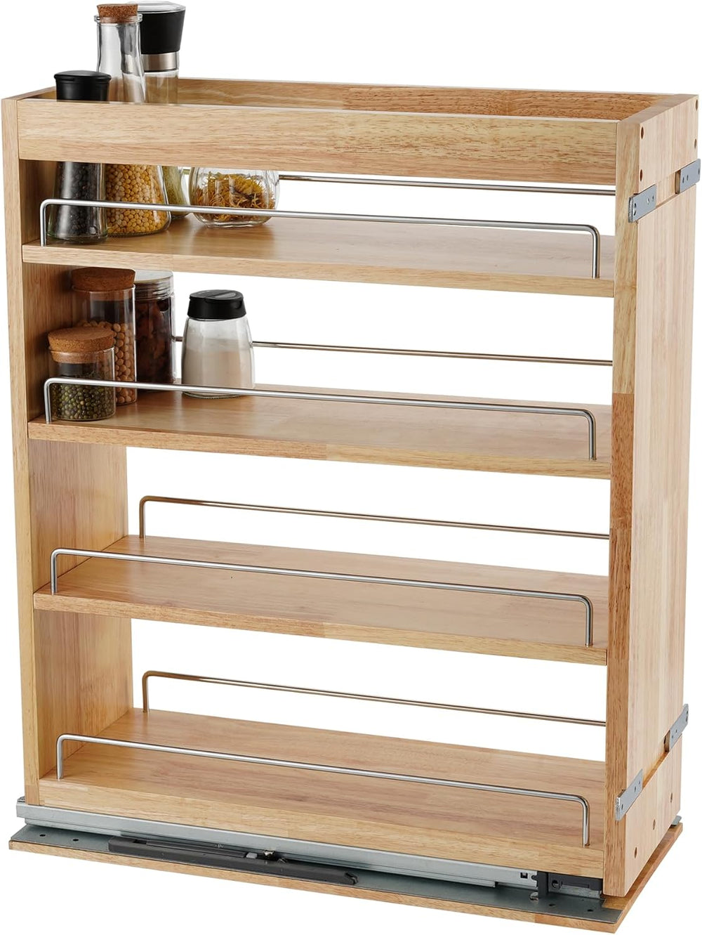 DINDON Pull Out Spice Rack Organizer for Cabinet, (5" W x 21.9" D x...