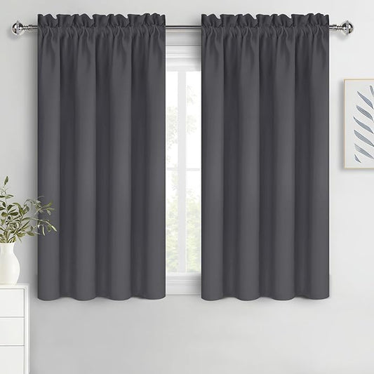 DWCN Kitchen Blackout Short Curtains by DWCN