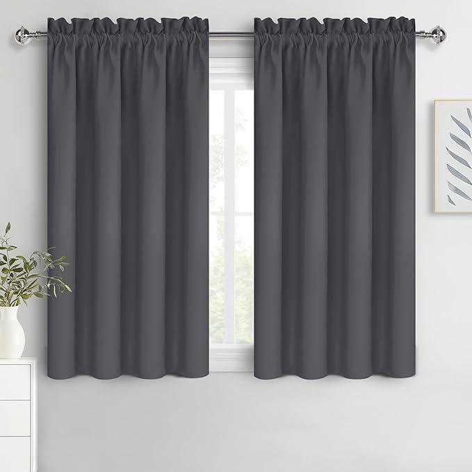 DWCN Kitchen Blackout Short Curtains by DWCN