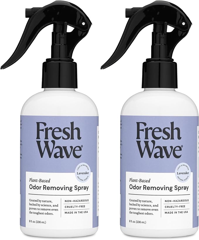 Fresh Wave Lavender Scent Odor Removing Spray, 8 fl. oz. | Pack of 2 | Odor by FreshWave