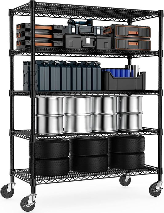 Garage Shelving 5 Tier Industrial Metal Shelving Units by MEIGAOPLASTICANDMETALHKCOLIMITED