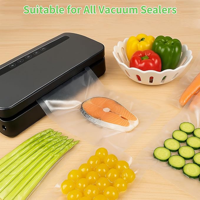 MakMeFre 11” x 150’ Vacuum Sealer Bags Rolls - Image 2